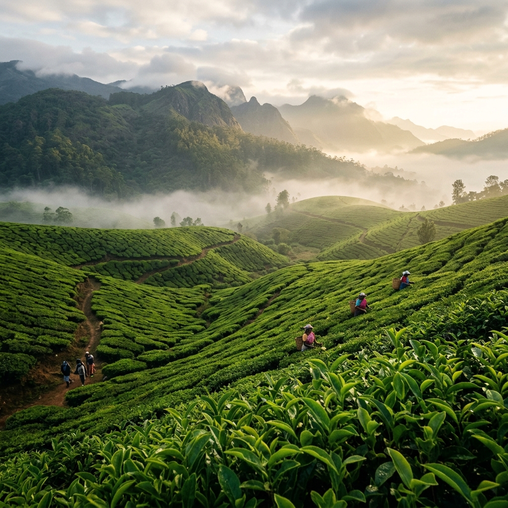 Cinematic Munnar Misty Mountains