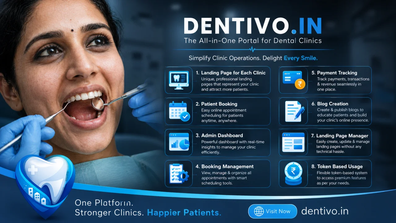 Dentivo — Complete Digital Solution for Dental Clinics